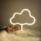 LED Wolke Neonzeichen Wolke Neonlicht Nette Neon Nachtlichter Raumdekor Light Batterie oder USB Powered Art Dekorative Lichter Indoor für Sommer Party Home Schlafzimmer Büro Wohnheim Kind Kinder Gesc