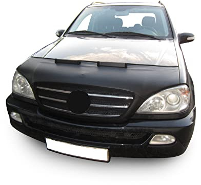 AB3-00613 AUTO-BRA kompatibel mit Mercedes Benz MB ML W163 Bj. 1997-2005 Haubenbra Steinschlagschutz Tuning Bonnet Bra