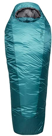 Rab Damen Solar Eco 2 Schlafsack, Tasman, Regular Left