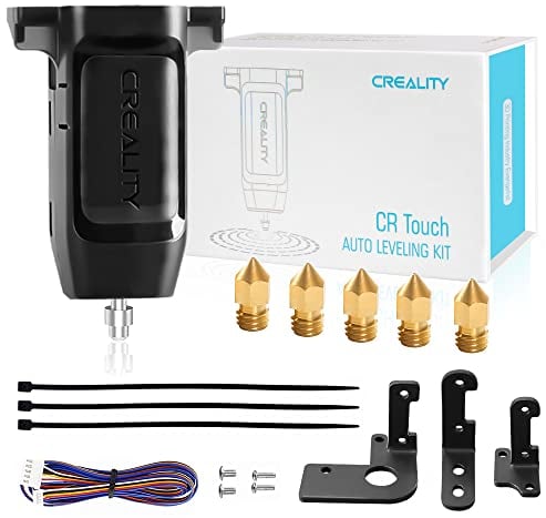Creality Offizieller CR Touch Auto Bettnivellierungssensor und 5 teiliges 3D Drucker düsen Kit für Ender 3 / Ender 3 V2 / Ender 3 Pro/Ender 5 / CR-10 3D Drucker mit 32 Bit V4.2.2 / V4.2.7 Mainboard