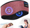 LC-dolida Schlafkopfhörer Bluetooth, LC-dolida Schlaf Kopfhörer zum Schlafen Bluetooth Sport Stirnband Kopfhörer Personalisierte Geschenke mit Ultradünnen HD Stereo Lautsprecher für Sport Trainin