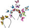 2 Pièces Papillons Serre-tête à Cheveux, Coloré Serre-tête Papillon, Serre-tête Papillon Décoratif, pour Jeu Rôle, Serre-tête Papillon Mariée, Mascarade