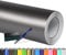 Folindo® Autofolie Grau Matt (5€/m²) | 30 x 1,52 m | + Rakel & Cutter | Selbstklebende Luftkanal Folie zur Auto Folierung | Blasenfrei