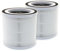 PUREBURG Filtros de repuesto A1F compatibles con purificadores de aire TCL BREEVA A1 y A1W, paquete de 2 filtros de carbón activado H13 HEPA 2 en 1 de 4 etapas