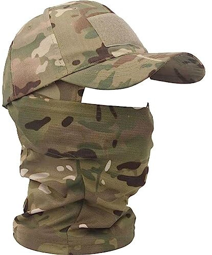 Danlai Capuche Militaire Tactique Armée Casquettes De Baseball Unisexe Été Snapback Chapeaux De pour Extérieur Cagoule Demi Ski Masque