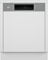 Beko BDSN38440X Einbau-Geschirrspüler 60 cm teilintegriert, für 14 Maßgedecke, 3 Spülebenen, 5 Temperaturen, Schnell+, SteamGloss Trocknung, CornerIntense, TrayWash