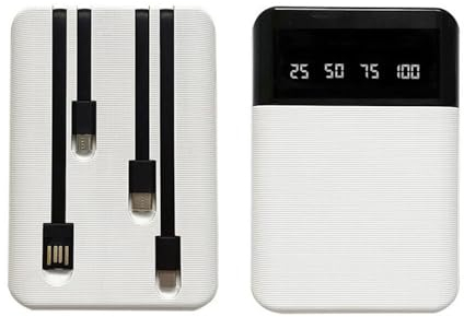 MOOKEENONE DIY Charging Power Bank Case Box, Charging Box Charge DIY Shell, 4 Slot 18650 18700 20700 21700 Batteries Container Fast Charger Power Display Solderless