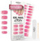 MOYOU LONDON Halbgehärtete UV Gel Strips - 20 Stück - Gel-Nagelfolien UV Härtend für Maniküre in Salonqualität - Teenage dream