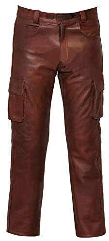 Generisch Lederhose Herren lang schwarz Kunstlederhose Herren high Waist Latex Hose Herren sexy mit reißverschluss hinten braune Lederhose Herren Lederhosen Herren lang sexy