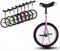 Einrad für Erwachsene und Kinder, 18-Zoll-Einrad mit auslaufsicheren Butylreifen, Radfahren, Outdoor-Sport, Fitness, Training, Gesundheit für Kinder und Anfänger, 8 Farben optional