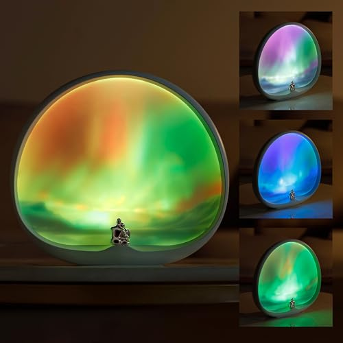 mamre Aurora Glow Nachtlicht Touch Dimmbar Kreatives Valentinstag-Weihnachtsgeburtstagsgeschenk für Sie/Ihn
