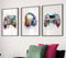Gaming Room Decor, Gaming Wall Art, Video Game Art, Gaming Theme Watercolour Posters, Prints for Boys Kids Teen Game Room Bedroom Wall Decor (3 A4 Prints Only (no frames), Set 1 - Gamer)
