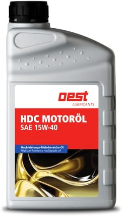 Oest HDC Motoröl SAE 15W-40, 1 Liter, für Diesel- und Otto-Motoren