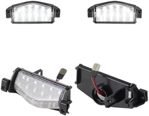 XEBRAD 2PCS/Lot Car LED License Plate Lamp Light, for Mazda, 2 3 M2 M3 2011-2013 Rear Number Lamps White Auto Accessories car license plate light