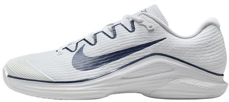 Nike Vapor 12 Men's Hard Court Tennis Shoes (White/Midnight Navy/White) Size
