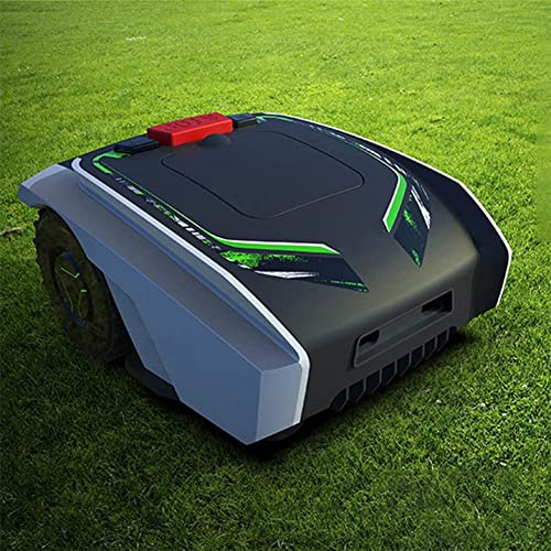 GDBTDL Robot Lawnmower,Self Driving Robotic Mower with Smart Navigation, Handles 25% Slopes, Ultra-Quiet Operation, Easy DIY Setup for Large Gardens,for Lawns up to 1500 m²