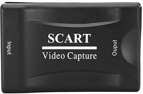 Oytrui Scheda di Acquisizione SCART USB 2.0, Dispositivo di Registrazione Audio Video per la Masterizzazione di DVD in Streaming Live per XP Fino a 10
