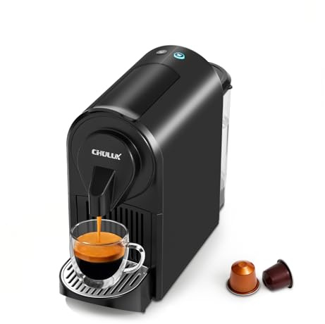 CHULUX Upgrade Bafè-Pro Espresso Machine for Nes Original Pods, 20Bar Rapid Extraction Home Espresso Coffee Maker for Espresso & Lungo, Black