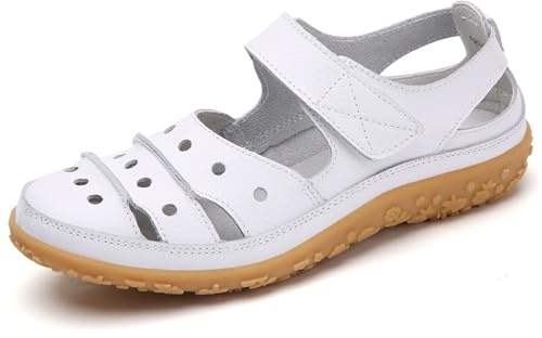 Scarpe Donna Piatte Chiusura Strappo Quotidiane, Stile Casual Femminile Ideali Primavera Estate