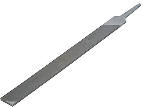 Bahco 5in Slim Taper Saw File | Precision Saw Sharpening File | Slim taper file with single-cut teeth for accurate saw maintenance