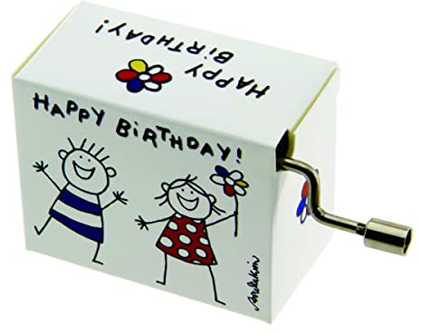 Fridolin GmbH Caja de Música Cumpleaños de Niños & Niñas Caja de Música