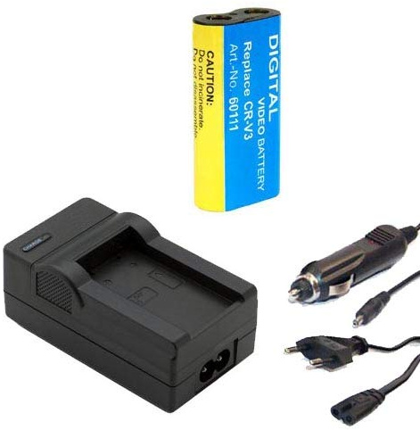 Nahas-Shop Akku Ladegerät für Kodak Easyshare Z612, Z650, Z663, Z700, Z710, Z712, IS, Z740, Z812, Z8612, Z885, ZD710, Zoom, CRV3, CRV-3, RV3, CR-V3P, LB01, LB-01, SBP-1103 - 3.7 Volt
