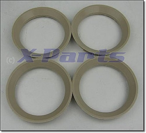 4er Set Felgen Zentrierringe BEIGE 64,0 auf 57,1 mm Alufelge