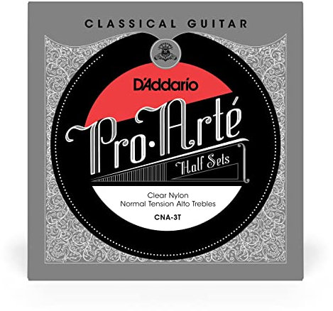 D'Addario CNA-3T Pro-Arte Clear Nylon Treble String Set