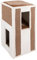 Kerbl Pet 81551 Kratztonne Galina, 40 x 40 x 78 cm, weiß