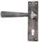From the Anvil Antique Pewter Straight Lever Lock Set