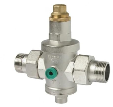 Riduttore di pressione con sede inox e bocchettoni MM 1/2 DN 15