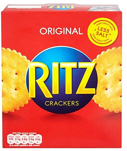 Ritz El Cracker Aperitivos Originales (200g) (Paquete de 6)