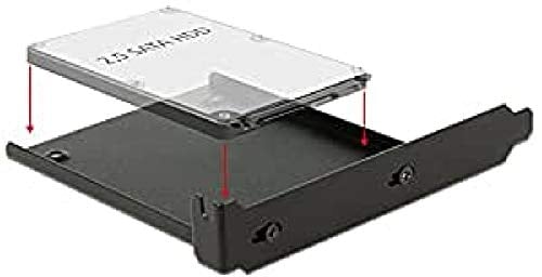 DELOCK Einbaurahmen für 1 x 6,35cm 2,5 Zoll HDD in den PC Slot