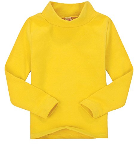 CuteOn Kids Tee Shirt Childrens High Neck Cotton Long Sleeve T-Shirt Tops