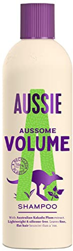 Aussie Aussome Volume Shampoing, Végan, Apporte Du Volume Et Nourrit Les Cheveux Plats Et Fins, 300 ml