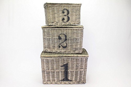 Beauty.Scouts Korbset uno-due-tre 3- tlg. Set, Weide