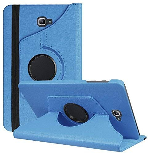 DETUOSI 360° Leder Cover per Galaxy Tab A6 10.1 2016 con Stand Funzione Cover per SM T580/T585