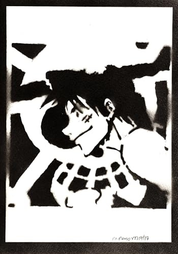 moreno-mata Echtes Handgemachtes Graffiti One... Manga und Anime Aesthetic Poster & Kunstdrucke Bilder Luffy Plakat Handmade Deko Wandbilder Wohnzimmer Wanddeko Geschenke für Männer und Frauen