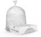 Rubbish Bags 80l Medium Duty Coloured Refuse Sacks Bin Liners - 100 Gauge, 25 Micron, Weight Capacity 10kg - 45cm x 72cm x 97cm (200 Bags) - White