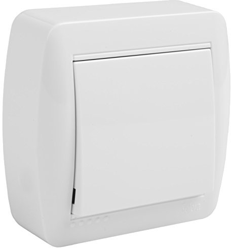 solera 42976 CONMUTADOR UNIPOLAR 74X72X28MM S. Mural, 250 V, Neutro