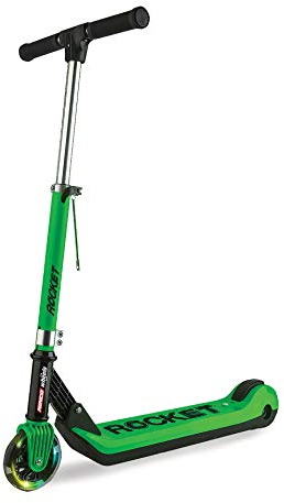 Ninco - Wheels E-Scooter JR Rocket Green, zusammenklappbar, für Kinder + 6 Jahre, Farbe (NH33006)