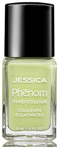 JESSICA | Phenom Vivid Colour Nail Polish | Long-lasting Gel-like Nail Polish without UV Lights coming in vivid & pigmented colours | Pistachio | 14 ml