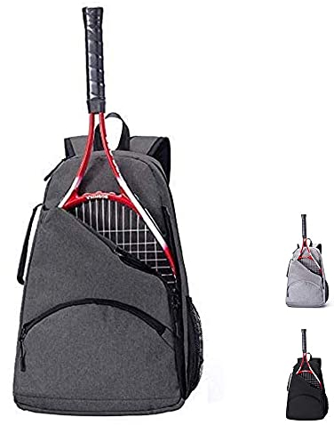 QEES Tennis Racket Backpack - 36L Large Capacity Racquet Sports Duffle for Racquetball, Squash With Equipment Holder