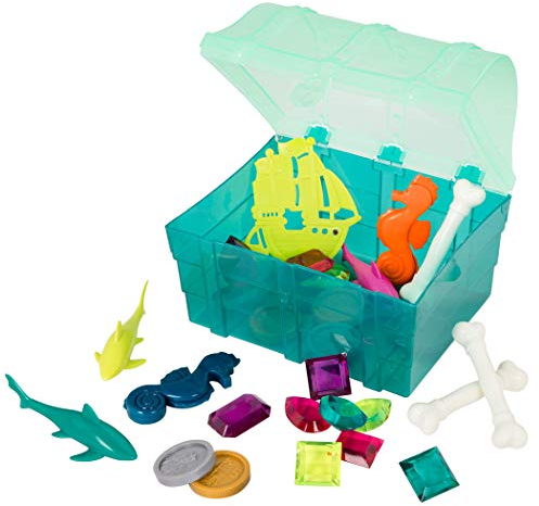 B. toys Piraten Schatztruhe Badewannenspielzeug – Wasserspielzeug, Badespielzeug für Pool und Badewanne zum Tauchen – Spielzeug für Kinder ab 6 Jahren