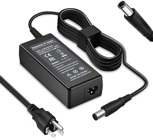 65W Charger Power Supply Adapter for Dell Chromebook 11 3180 3189 3120 3181 P22T P26T LA65NS2-01 PA-12 HA65NM130 06TM1C 09RN2C 6TM1C Y1H45 1XRN1 PA-1900-02D CB1C13 DA65NM111-00 928G4
