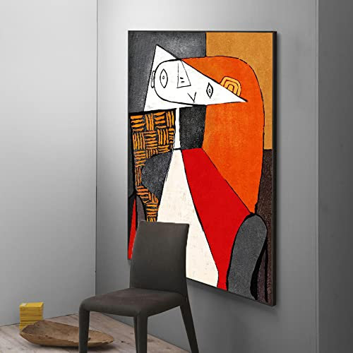 Moderne Vintage Vogue Abstrakte Dekoration Leinwanddruck Malerei Poster Kunst Wandbilder für Wohnzimmer Wohnkultur 40x50cm(16x20in) Ohne Rahmen