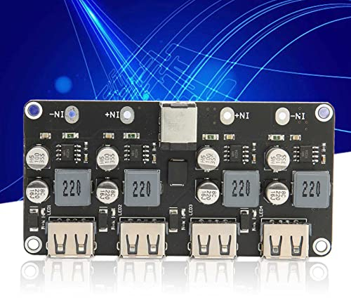 Schnelllade-Leiterplatte, 24W 4-Wege-USB Qc3.0 Qc2.0 Auto Quick Charge Modul USB-Schnittstelle Ladehub, 3V-12V Ausgang, Für Iso & Android Phone, Pad