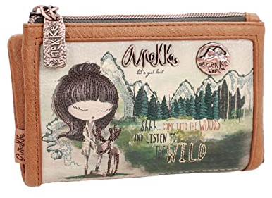 Anekke Wallet M soft with flap, kombi(theforest), Gr. -
