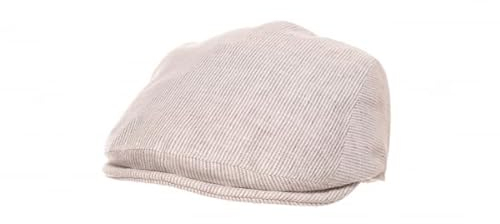 Gottmann Flatcap Boston gestreift khaki Größe 57