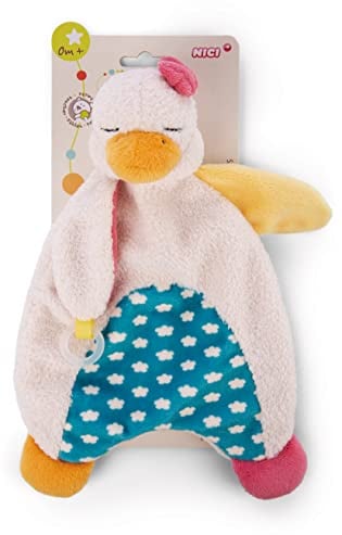 NICI Schmusetuch Gans Gilli schlafend 26x25cm